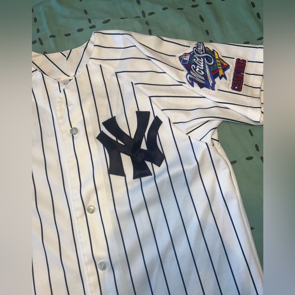 MLB Derek Jeter World Series Majestic Jersey Size S - Picture 3 of 6